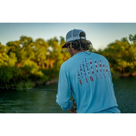 FinTech - FinTech Men's Long Sleeve Fishing Shirt 