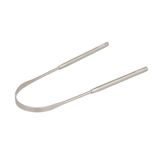 StainlessSteel Tongue Cleaning Scraper Tongue Cleaner Tongue Brush Oral Care Kit