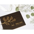 thumbnail image 5 of Darling Souvenir Personalized Engraved Laser Cut Wedding Guest Book Wooden Cover Sign-in Book Registry Guestbook Scrapbook-9S, 5 of 7