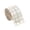 Beige, variant on Cozeii Christmas Wired Ribbon, White Snowflake Wired Ribbon for Gift Wrapping Tree Decorations Crafts Wreaths Garland Bows