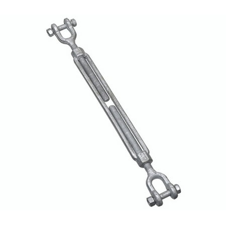 

National Hardware National Hardware N177-592 Jaw & Jaw Turnbuckle 1/2 By 9 Inch Galvanized Forged Steel