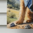 thumbnail image 4 of Airedale Terrier Cowboy Welcome House Flag, 4 of 5