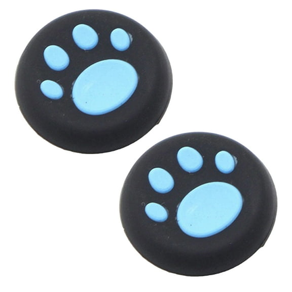 JANGSLNG 2pcs Cartoon Silicone Catlike Thumb Stick Grip Cap for PS3 One 360