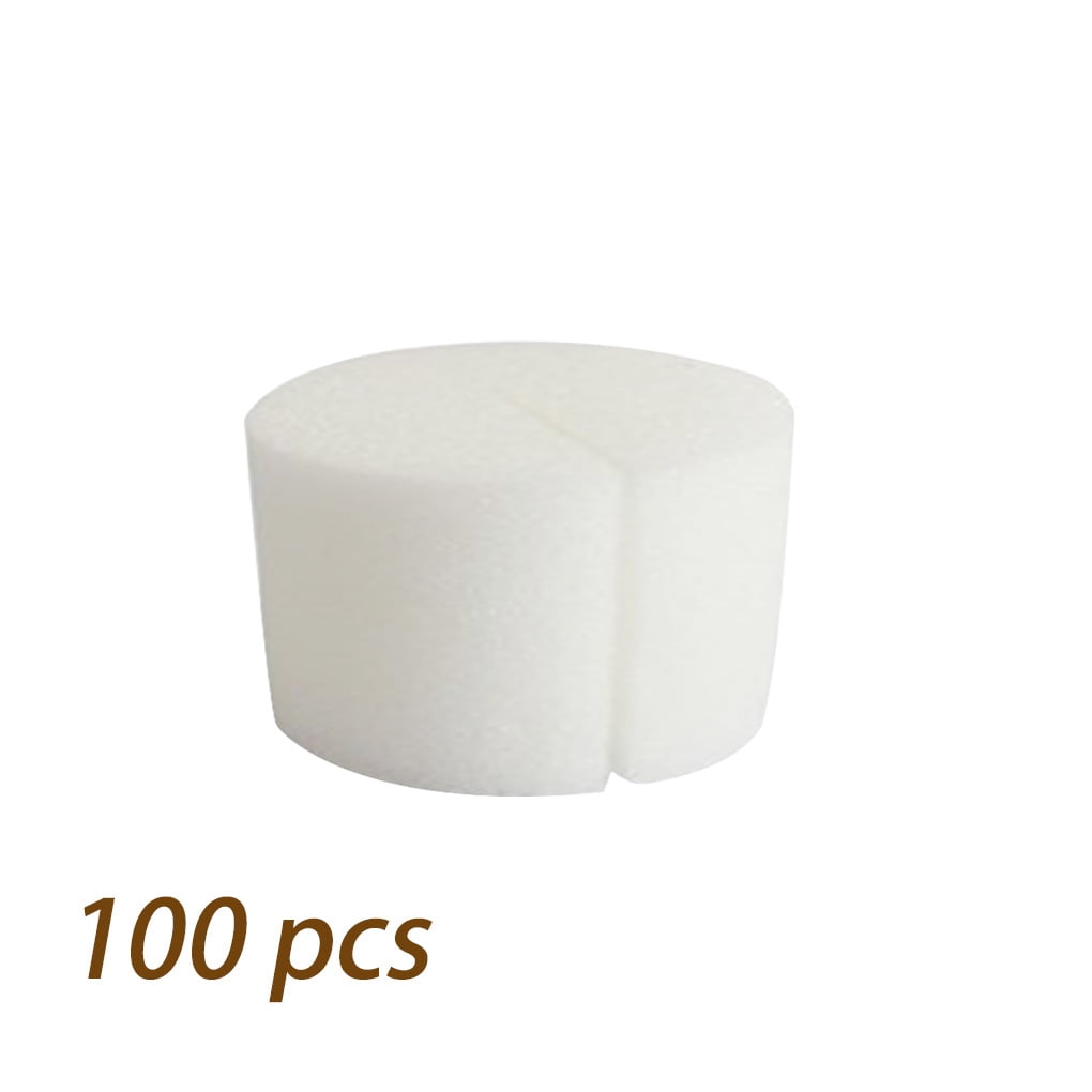 Electronicheart 100pcs Hydroponic Seed Nursery Plant Pot Sponge