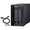 thumbnail image 3 of QNAP TR-002 2 Bay USB Type-C Direct Attached Storage (DAS) with Hardware RAID (Diskless) (TR-002-US), 3 of 3