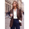 thumbnail image 5 of Zeagoo Silk Long Sleeve Tops for Women Button-up Shirts Dressy Bussines Work Blouses, 5 of 6
