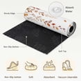 thumbnail image 6 of Small Round Rug 3Ft, Eucalyptus Leaves Fall Non-Slip Washable Circle Rugs Carpet, Thanksgiving Weep Leaf Botanical Indoor Outdoor Rug Floor Mats Throw Runner for Bedroom Living Room Bathroom, 6 of 8