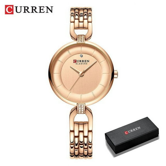Curren Women's Watches Quartz Watches Stainless Steel Clock Ladies Wristwatch Top Brand Luxury Watches Women Relogios Feminino - Quartz Wristwatches