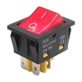 thumbnail image 4 of Rocker Switch Heavy Duty 4 Pin DPST IP67 Sealed KCD4 Waterproof T85 12V 24V Auto Boat Marine With LED ,Easy to Install, 4 of 5