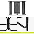 thumbnail image 6 of Costway Picnic Table Bench Set Outdoor Backyard Iron Patio Garden Party Dining All Weather Black, 6 of 8