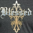 thumbnail image 3 of CafePress - Blessed Men's Deluxe T Shirt - Mens Tri-blend T-Shirt, 3 of 4