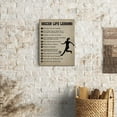 thumbnail image 4 of Soccer Gifts Inspirational Wall Decor Canvas Wall Art Artwork Sports Framed Art Paintings Soccer Posters for Soccer Player Athletes Living Room Sports Club Playroom Bedroom Girls Room Gym Decor, 4 of 6