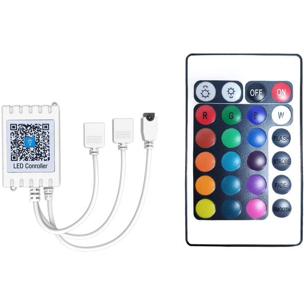 LED Phone App Controller Bluetooth Music Control Box For RGB Strip DC12-24 