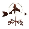 thumbnail image 2 of LOVIVER Retro Weathervane Stainless Steel Weather Vane with Mounting Bracket Figurines, 2 of 8