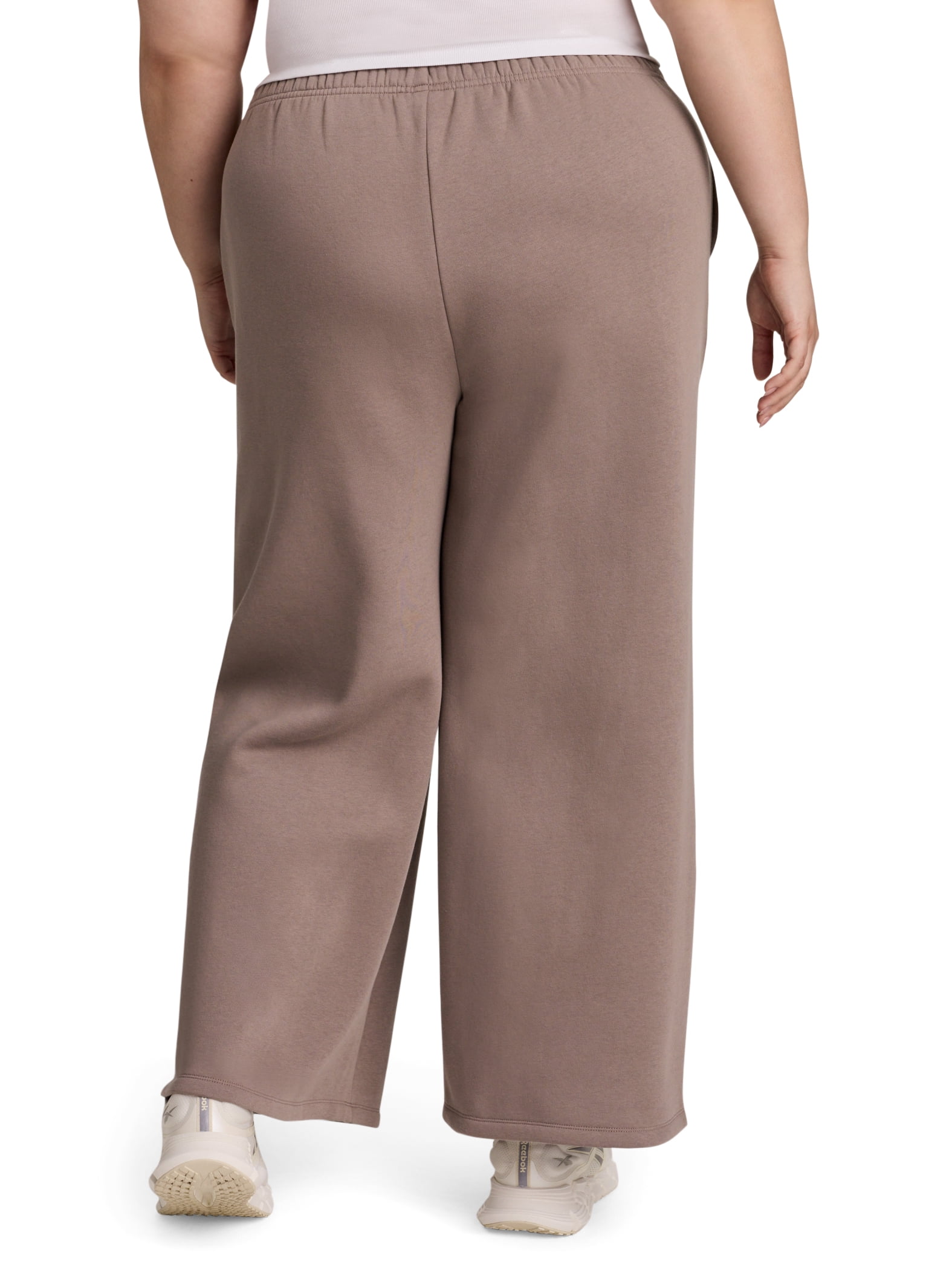 Reebok Women's and Women's Plus Game Day Fleece Wide Leg Pant, Sizes XS-4X