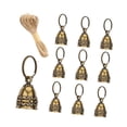 thumbnail image 4 of 10x Vintage Hanging Bells Crafts Decoración Del Hogar Adornos para La Casa de La Casa de La Boda, 4 of 9