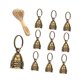 thumbnail image 4 of 10x Vintage Campanas colgantes de viento Regalo decorativo Decoración de la puerta del hogar Decoración Campana de la puerta de la puerta para la, 4 of 9