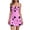 X100-Hot Pink, variant on Nightgowns of Women Tank Sleep Shirts Sleeveless Nightshirt for Sleeping Sleepwear Dress