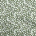 thumbnail image 1 of oneOone Tissu Popeline de Coton Sergé Vert Floral Rétro Matériel de Robe Tissu Imprimé Tissu au Mètre 56 Pouces de Large, 1 of 5