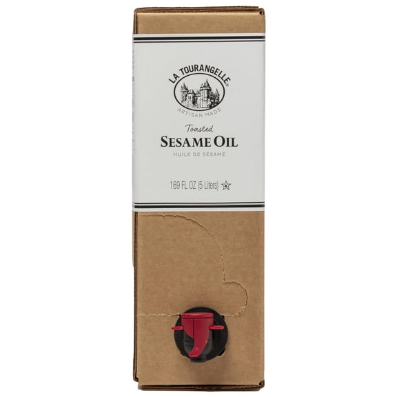La Tourangelle Toasted Sesame Oil, 169 Fl Oz (5 Liters)