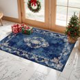 thumbnail image 4 of 2x3 Entryway Rug Bathroom Rugs for Front Door Bedroom Kitchen, Washable Vintage Print Carpet, Floor Mat with Non Slip Backing, 4 of 8