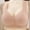 Pink, variant on XFLWAM Front Snaps Bra for Seniors Womens Breathable Everyday Bras Comfortable Full Cup Bralette Lightly Breathable Button Bra