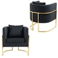 thumbnail image 4 of Marquet Upholstered Barrel Chair, 4 of 9