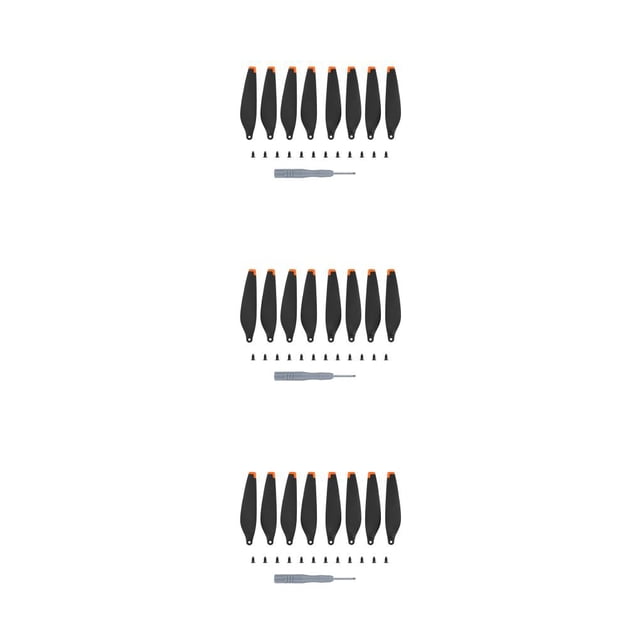 Cateissary 8 piezas Wing Dual Airfoils Small Compact Airfoil Minimalist rendimiento Reemplazo para Mini 3 Rubicelle Type1 NO1