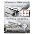 thumbnail image 4 of Gafas de sol inteligentes IEOTT con traducción por IA y Bluetooth UV400, 4 of 7