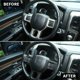 thumbnail image 5 of Cubierta interior del volante del automóvil para accesorios RAM 1500 2500 3500 2010-2017, fibra, 5 of 5