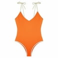 thumbnail image 6 of Swimsuit for Women 2024 Pimelu One-Piece Swimsuit for Women Womens One Piece Bathing Suit Ladies Adjustable Strap Slim Fit Athletic Swimsuit Summer Beach Solid Modest Swimwear, 6 of 7