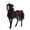Brownness, variant on Milaget Lifelike Simulation Plush Stuffed Horse Animals Model Figure Plush Figures Soft Black