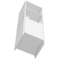 thumbnail image 4 of Modern White Storage Pantry With Two Shelves And Hinges Kitchen Pantry, 2 Exterior & Single Cabinet - Dining Room Arranged, 4 of 6