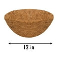 thumbnail image 3 of XZNGL Hanging Basket Coconuts Fiber Planter Inserts Replacement Liner for Flower Pot, 3 of 9