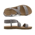 thumbnail image 3 of Dream Pairs Women's Elastic Ankle Strap Summer Flat Sandals, 3 of 7