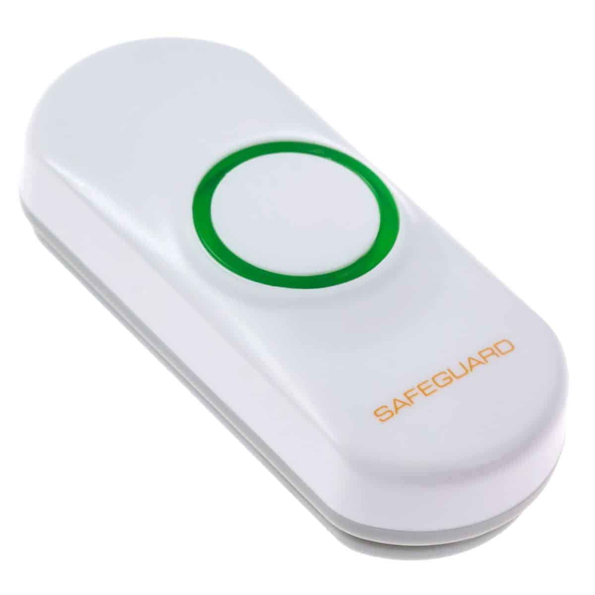 Safeguard Supply LRA-PBTX-L Wireless Doorbell Button Transmitter, White