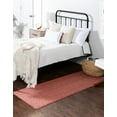 thumbnail image 3 of Rugs.com Everyday Solid Collection Rug – 13 Ft Runner Rust Red Medium Rug Perfect For Hallways, Entryways, 3 of 8