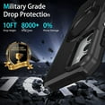 thumbnail image 2 of for Samsung Galaxy A35 5G Case, Armour Silicone TPU Bumper Cover Samsung Galaxy A 35 with Rotable Ring Stand, Military Shockproof Protective Cell Phone Case for Samsung Galaxy A35 5 G Black, 2 of 14