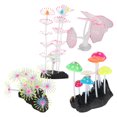 thumbnail image 4 of Glowing Aquarium Coral Decoration, Easy To Clean Artificial Plant Fine Workmanship Easy To Install Silicone  For Aquarium For Fish, 4 of 8
