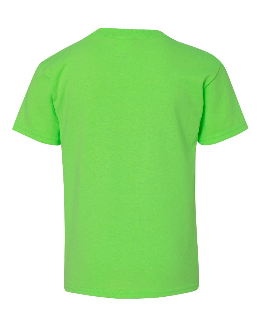 Pure Cotton Neon Green Color Printed T-shirt For Girls And Women's –