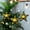 Yellow, variant on CaiYueKe Stained Glass Hurricane Candle Holder, Five Pointed Star Windproof Lantern, Retro Metal Candlestick, Holiday Home Decor Hanging Ornament, Outdoor Indoor Tabletop Decor
