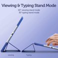 thumbnail image 2 of Étui Ultra Mince Compatible avec Ipad 2018 / Ipad 2017 Modèle 9.7 Pouces - Étui Intelligente avec Dos Caoutchouté - Magnétique avec Fonction Sommeil / Réveil Automatique - Bleu, 2 of 4