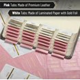 thumbnail image 4 of Mr. Pen- Catholic Bible Tabs for Women and Men, 160 pcs, 80 Pink Leather Bible Tabs with Gold Foil Lettering, 4 of 7