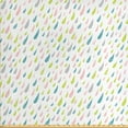thumbnail image 1 of Rain Sofa Upholstery Fabric by the Yard, Soft Pastel Color Hand Drawn Scribbled Droplet Repeating Pattern, Decorative Fabric for DIY and Home Accents, Multicolor by Ambesonne, 1 of 4