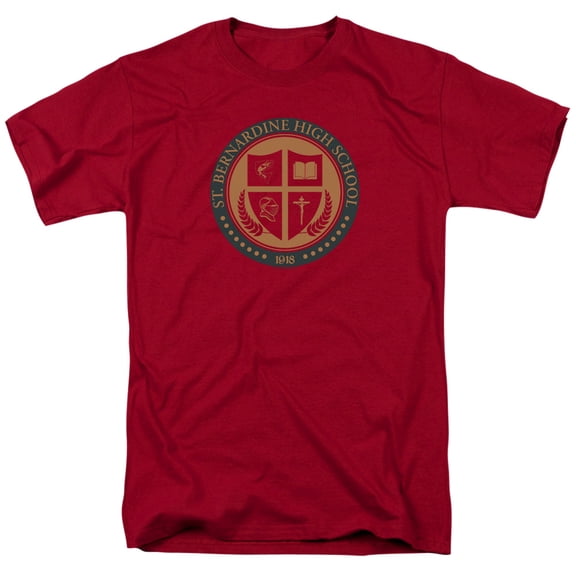 American Vandal St Bernardine Seal Adult 18/1 T-Shirt Cardinal