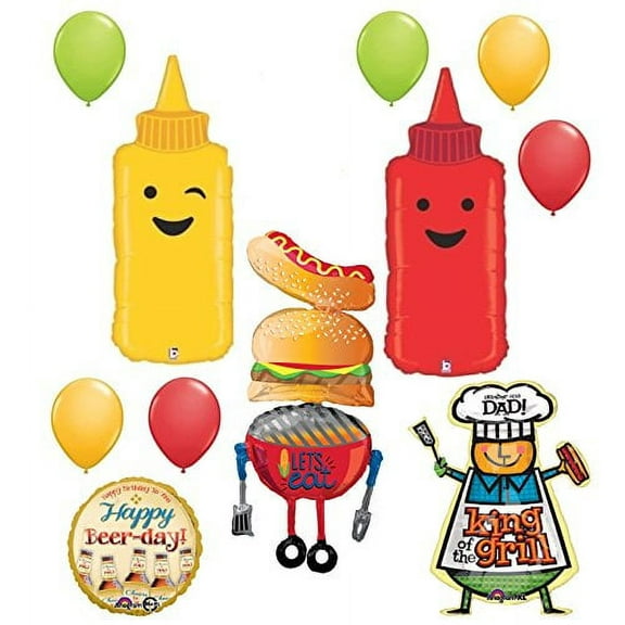 Fathers Day Dads Birthday Party Supplies BBQ Balloon decorations
