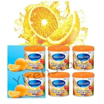 YirehStore My Shaldan Orange Scent 6-cans, Original Classic Formula, Car Cup-holder Natural air freshener, Real Fruit Aroma