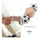 thumbnail image 5 of Llavero de cuentas de madera con forma de balón de fútbol, único llavero de pulsera con dije de chip redondo en blanco para fanáticos del deporte, amantes del fútbol., 5 of 6