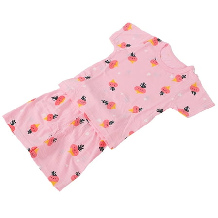 

Baby Summer Pajamas Set Baby Summer Clothes Suit Stylish Cute Breathable Comfortable Radish Pattern For Summer Wear Radish 130cm