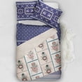 thumbnail image 4 of Amrita Sen Hamsa Hand Paisley Sherpa Blanket 60x80 Indoor Outdoor White Black, 4 of 5